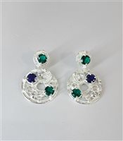 Orecchini Argento Raro Donna in Argento Quarzo idrotermale ARGRA58 - ARGRA58